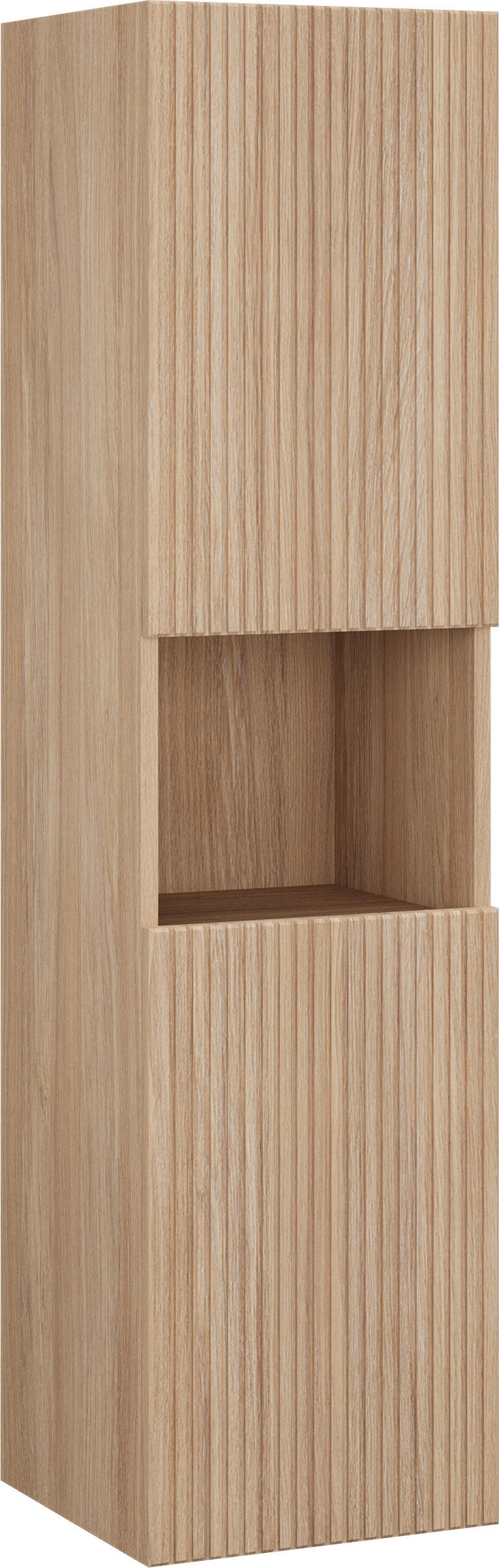 BOČNÁ SKRINKA, farba duba, farba duba, 33/130/33 cm - farba duba, Modern, kompozitné drevo (33/130/33cm) - Stylife