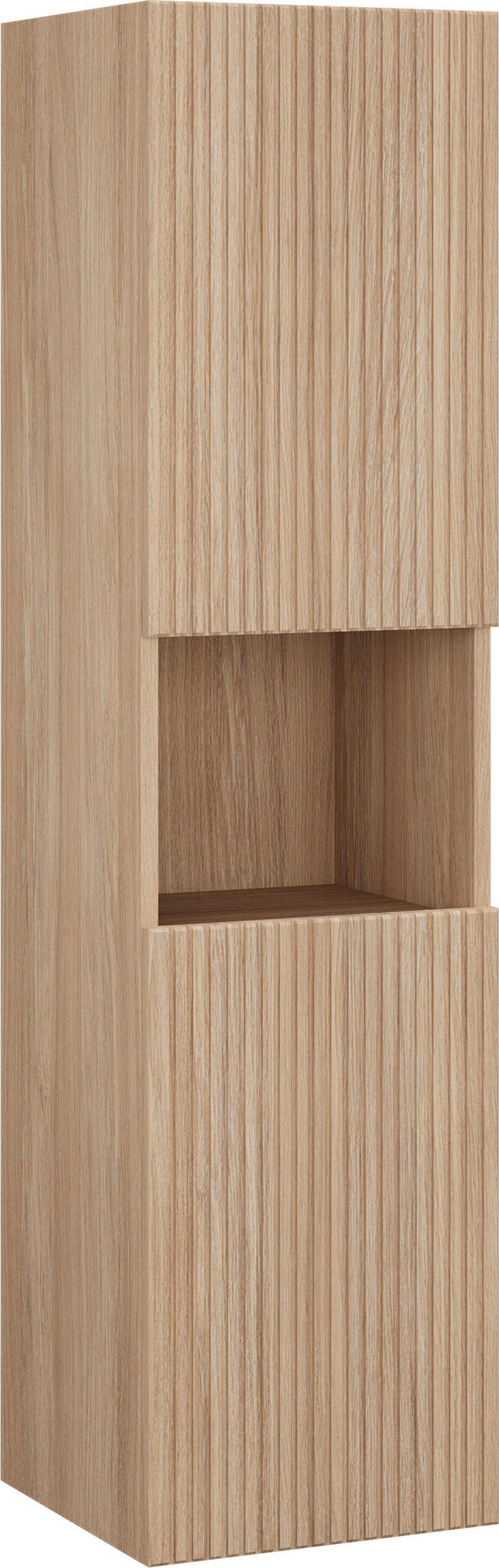 BOČNÁ SKRINKA, farba duba, farba duba, 33/130/33 cm - farba duba, Modern, kompozitné drevo (33/130/33cm) - Stylife
