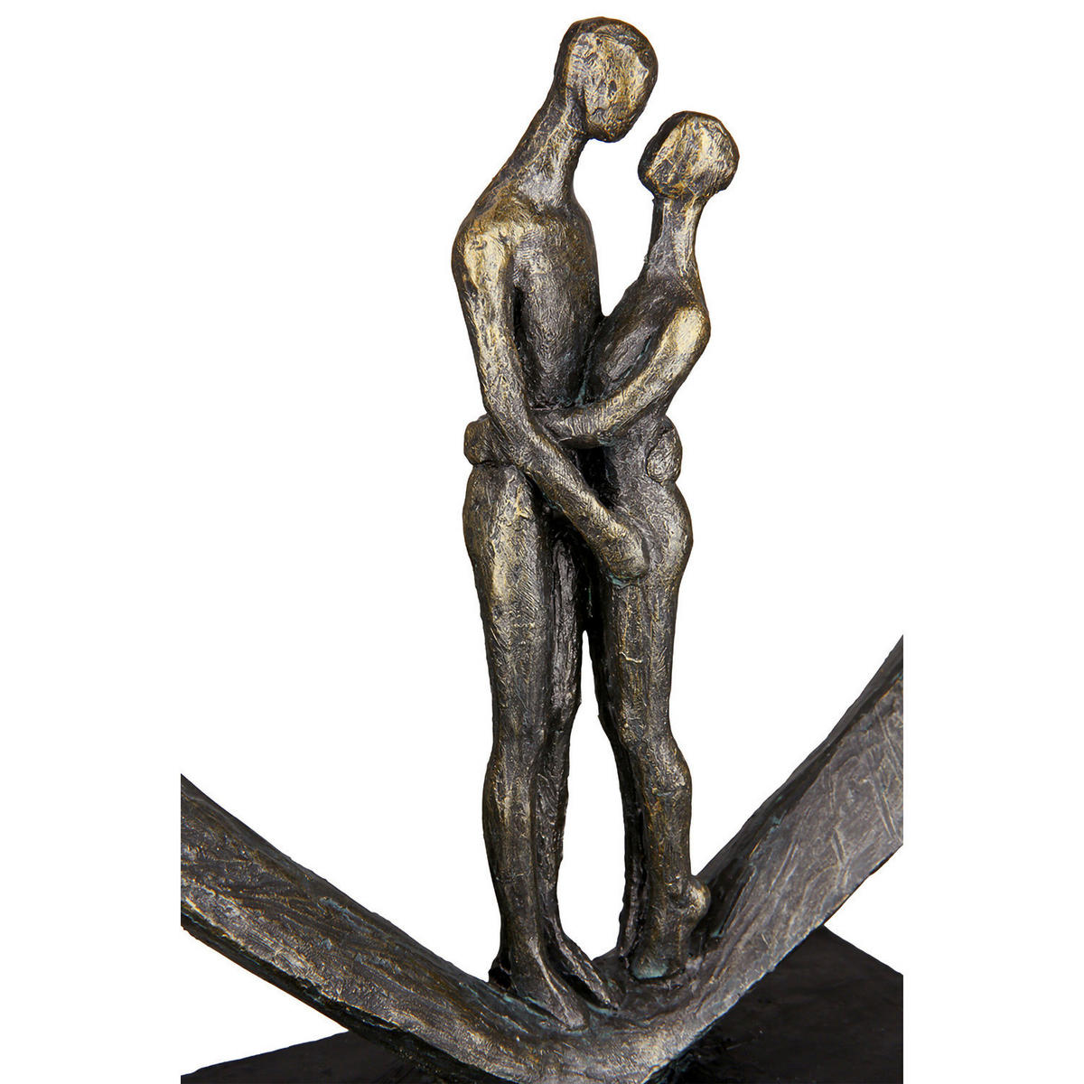 SKULPTUR - Bronzefarben, LIFESTYLE, Kunststoff (32/31,5/8cm)