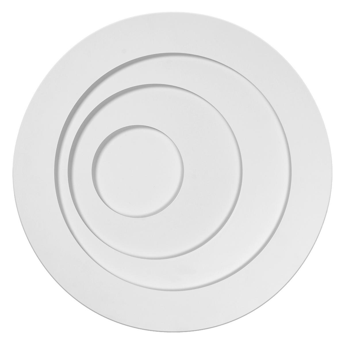 LED-DECKENLEUCHTE Orbis Spiral Round 36,5/5,6 cm   - Weiß, Design, Kunststoff/Metall (36,5/5,6cm) - Osram
