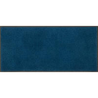 LÄUFER 35/75 cm wash+dry Blau  - Blau, KONVENTIONELL, Kunststoff/Textil (35/75cm) - wash+dry