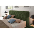 BOXSPRINGBETT 160/200 cm  in Olivgrün  - Schwarz/Olivgrün, Design, Kunststoff/Textil (160/200cm) - Johann Jakob