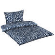BETTWÄSCHE 140/200 cm  - Blau/Weiß, Basics, Textil (140/200cm) - Novel