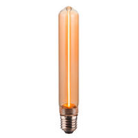 LED-SIJALKA S SVETILNO NITKO   //// - barve jantarja, Design, steklo (3/18.5cm)