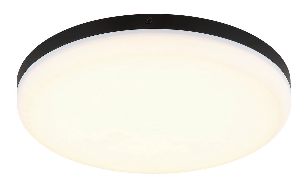 LED SVJETILJKA STROPNA MATTHEW  - bijela/crna, Konvencionalno, plastika (30/5cm) - Globo