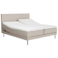 BOXSPRINGBETT 180/200 cm  in Beige  - Beige, KONVENTIONELL, Textil/Metall (180/200cm) - Jensen