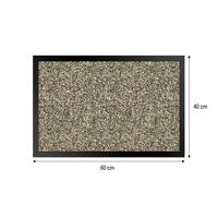 SZENNYFOGÓ SZŐNYEG - világosbarna, Basics, műanyag/textil (40/60cm)