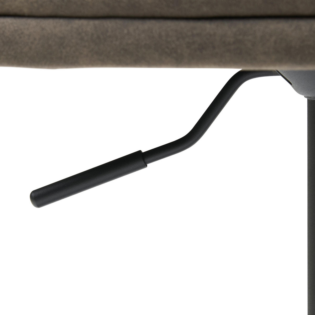 BARHOCKER in Metall, Textil Grau, Schwarz  - Schwarz/Grau, KONVENTIONELL, Textil/Metall (50/90-111/51cm) - MID.YOU