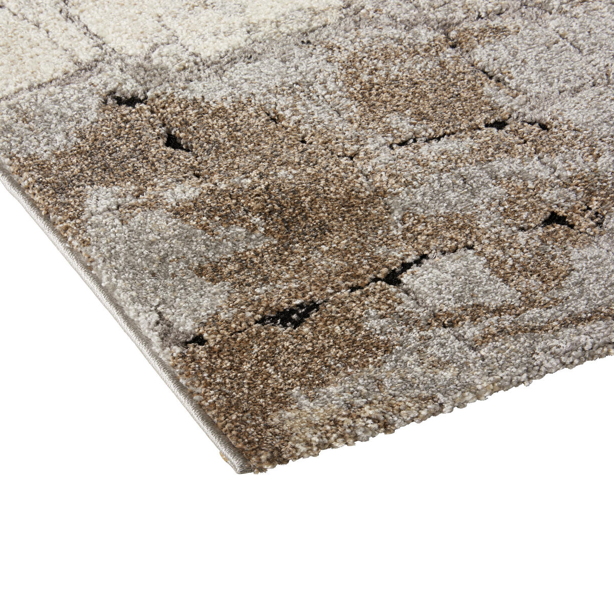 WEBTEPPICH 67/130 cm Baleria Ibiza Braun, Grau, Beige  - Beige/Braun, Design, Textil (67/130cm) - Novel