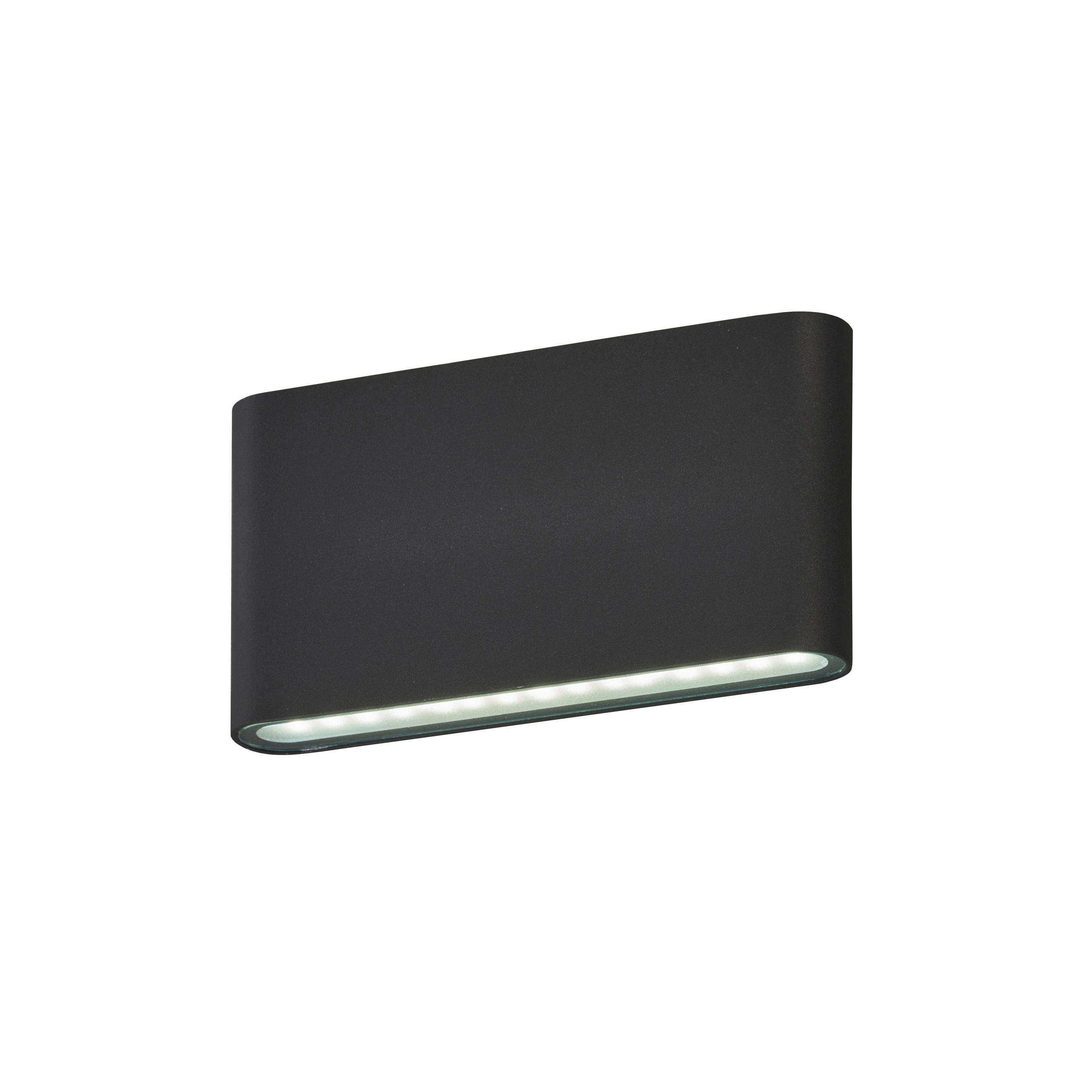 LED-WANDLEUCHTE 17,5/3/9 cm   - Schwarz, Design, Metall (17,5/3/9cm) - Fischer & Honsel