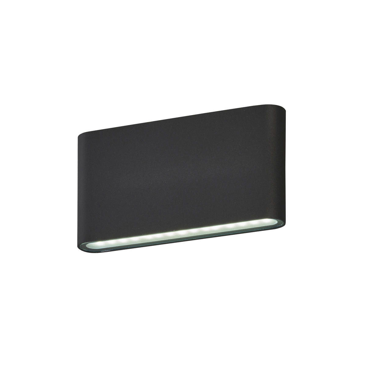 LED-WANDLEUCHTE Scone 17,5/3/9 cm   - Schwarz, Design, Metall (17,5/3/9cm) - Fischer & Honsel