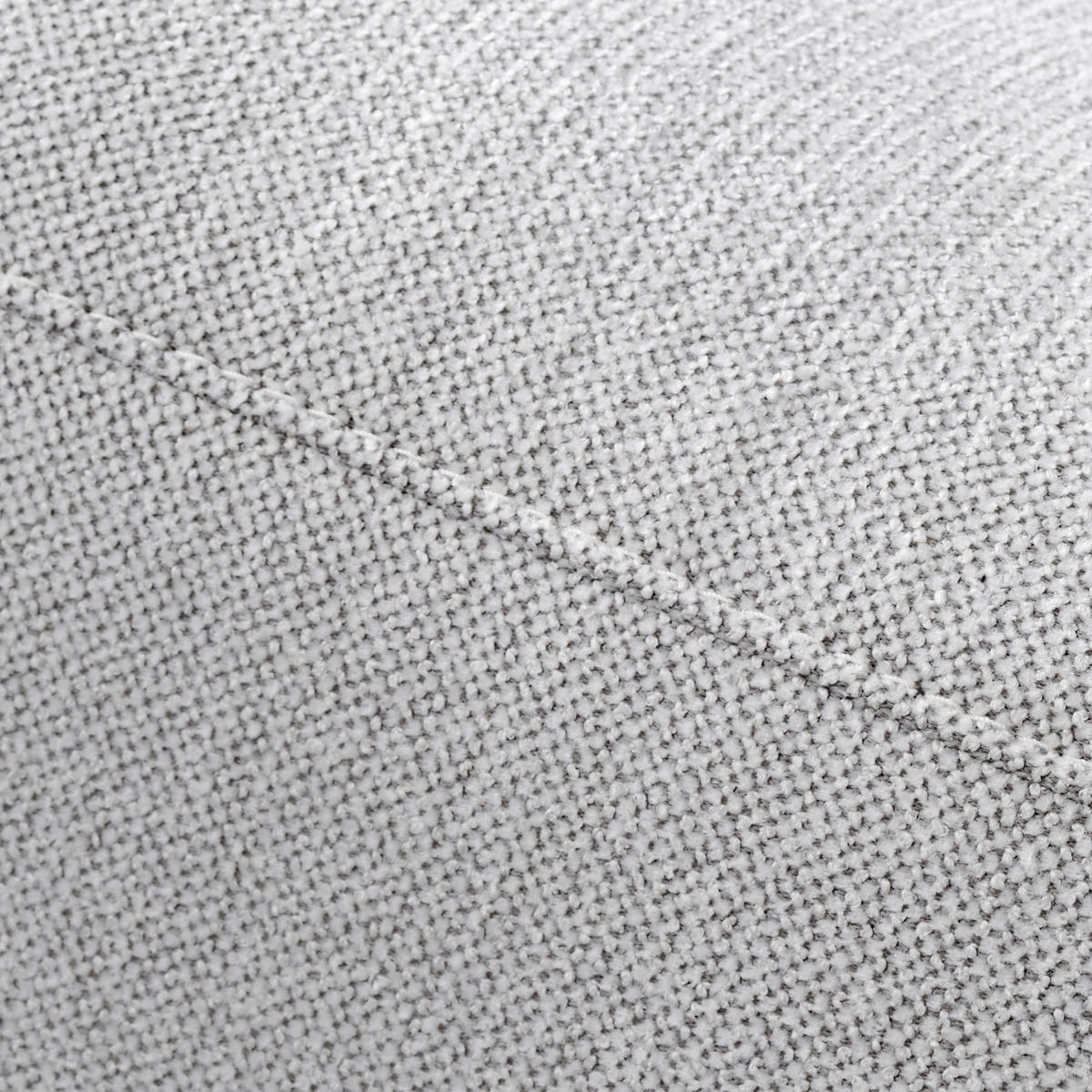 ECKSOFA in Chenille, Flachgewebe Grauweiss  - Schwarz/Grauweiss, Design, Textil/Metall (318/165cm) - Xora