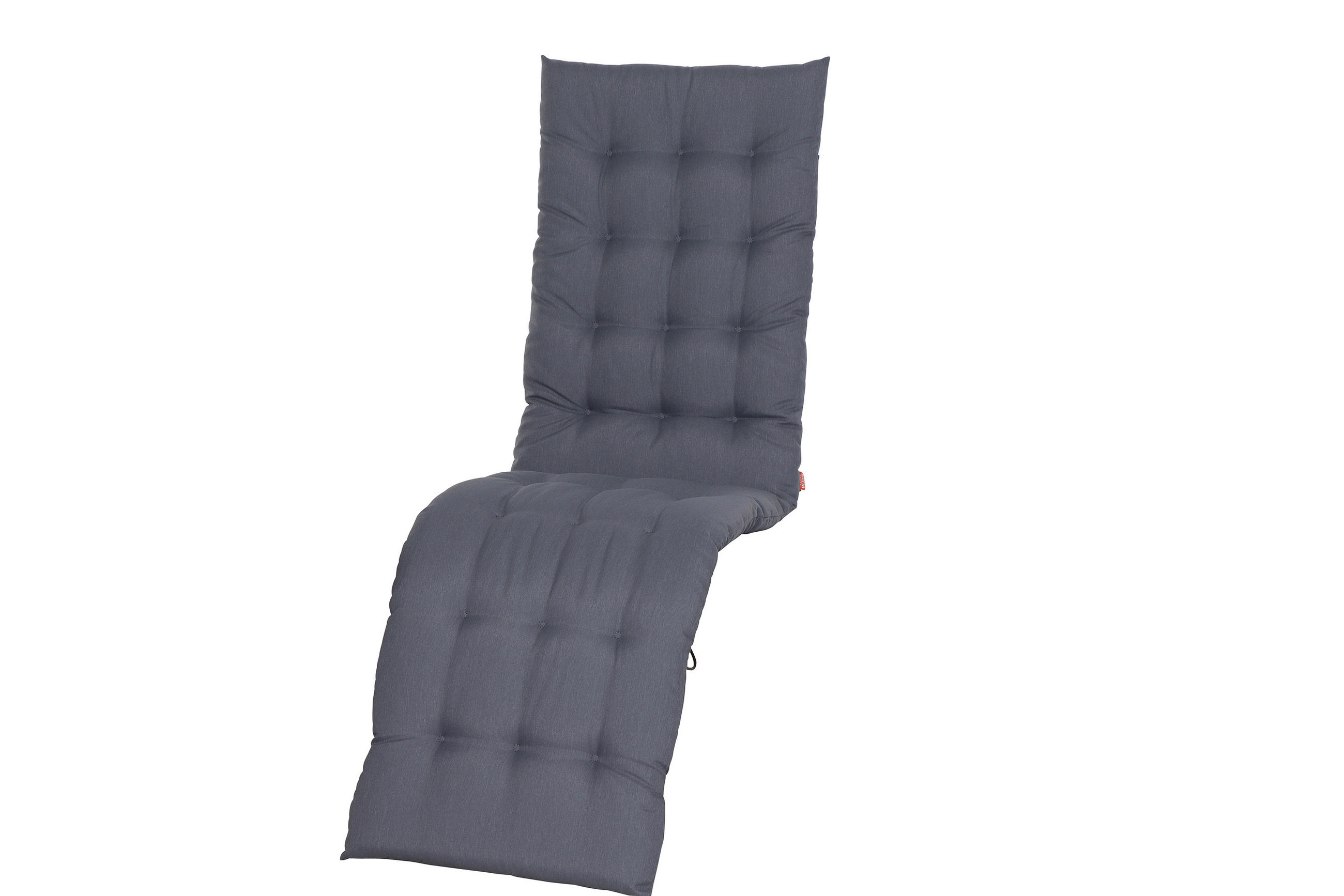 LIEGENAUFLAGE Uni  - Grau, KONVENTIONELL, Textil (48/6/160cm) - Siena Garden