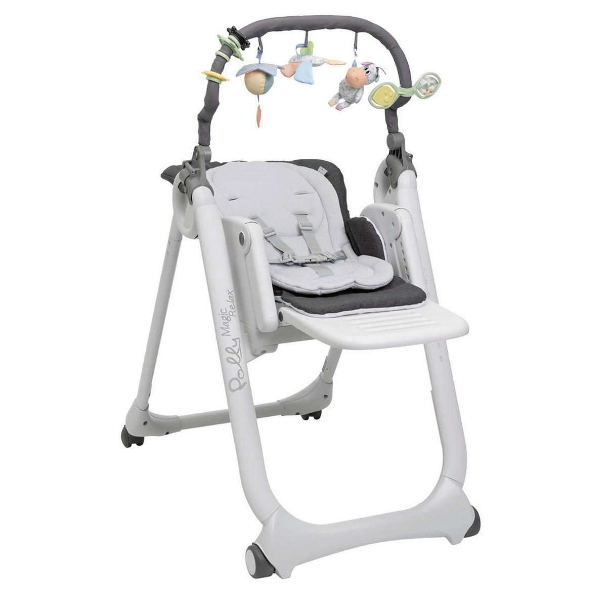 HOCHSTUHL POLLY MAGIC RELAX Grau  - Grau, Basics, Kunststoff/Metall (53/85/106/83,5cm) - Chicco