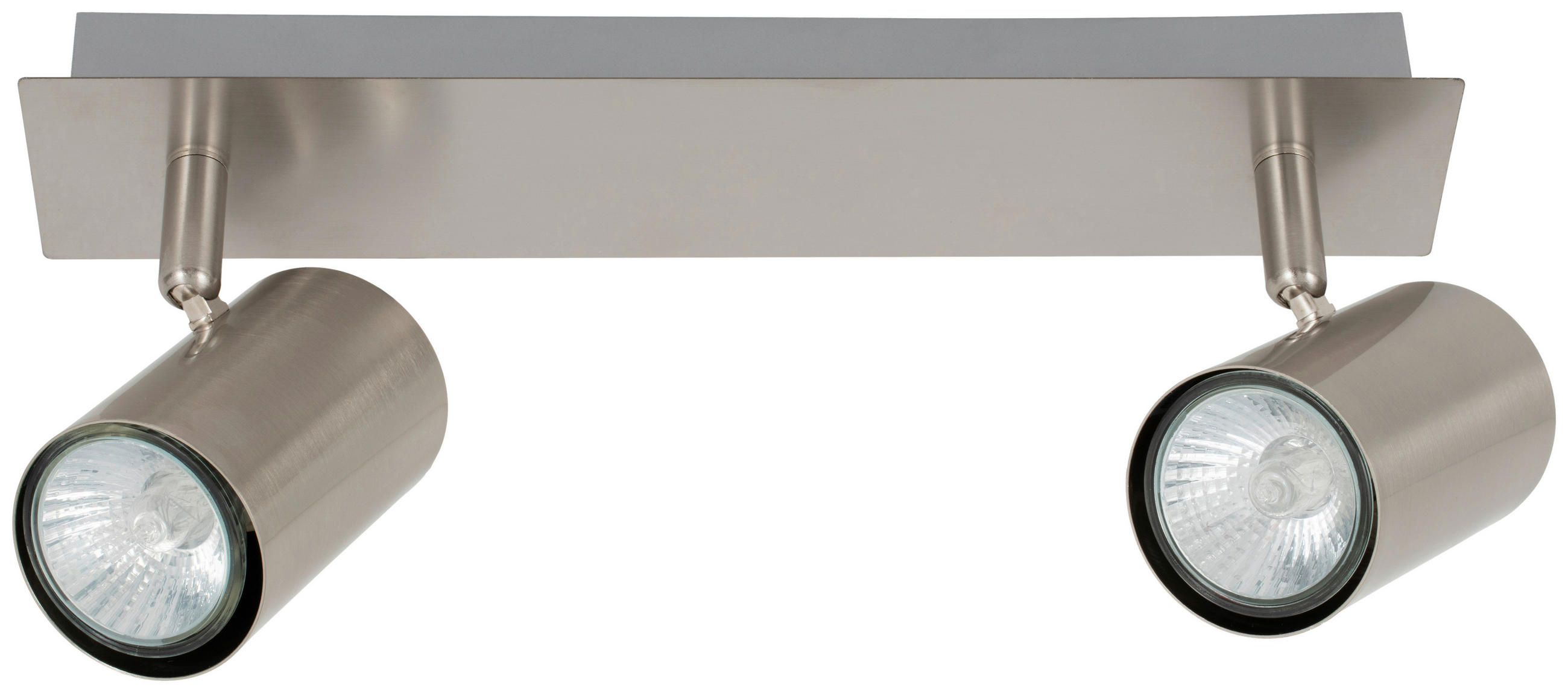 DECKENLEUCHTE    36/12/6 cm  - Nickelfarben, Trend, Metall (36/12/6cm) - Novel