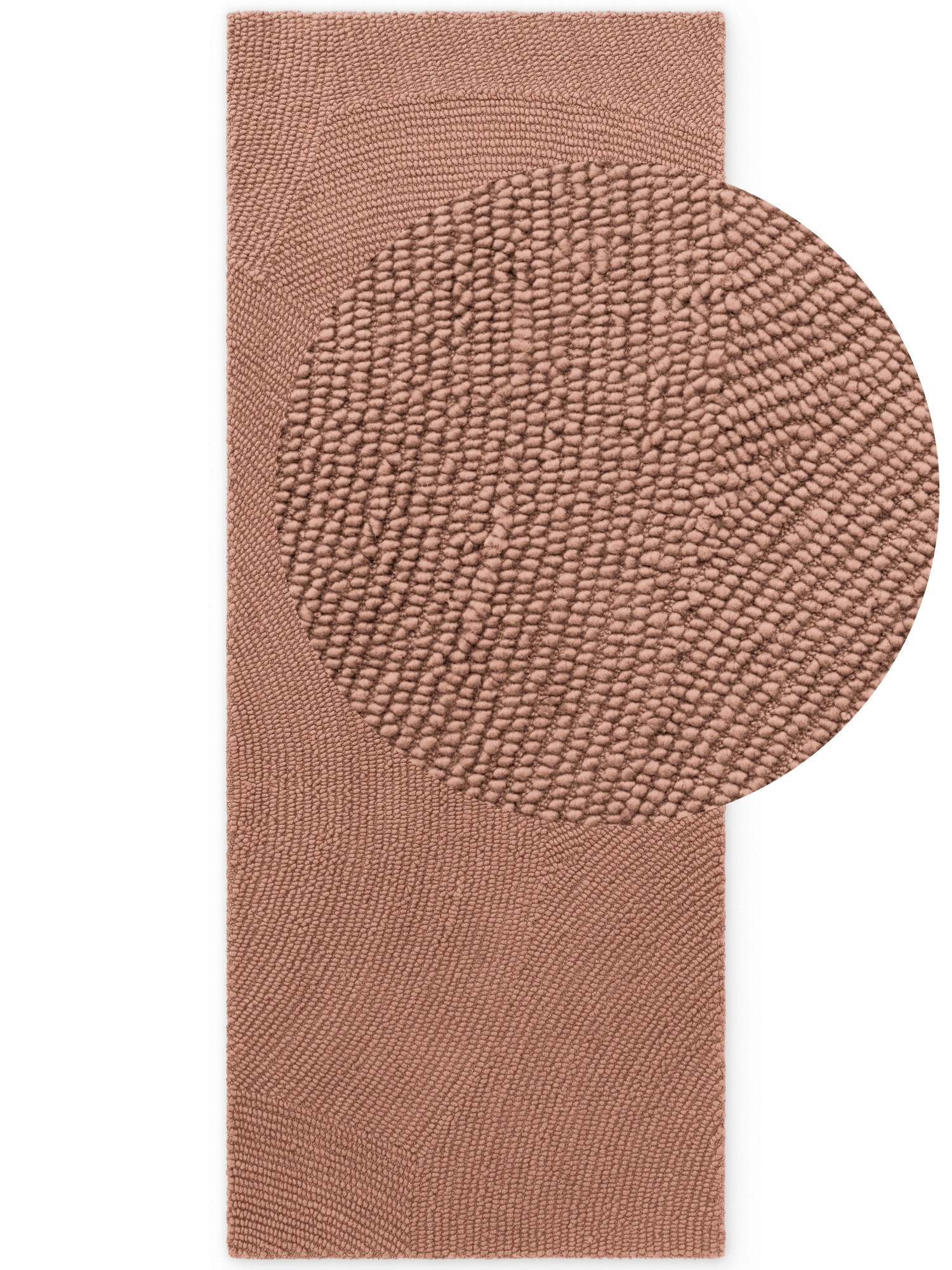 LÄUFER 80/300 cm Calmio  - Altrosa, Basics, Textil (80/300cm) - Hanse Home