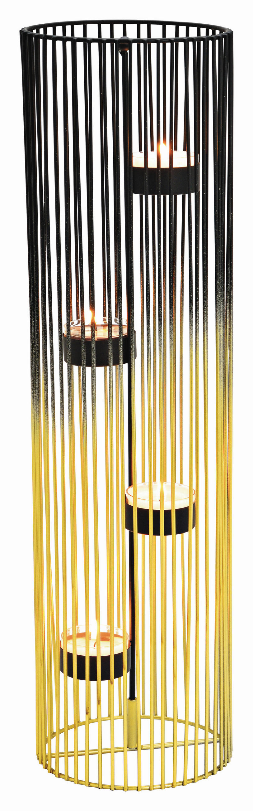 TEELICHTHALTER - Multicolor, Basics, Metall (12,0/42,0cm)