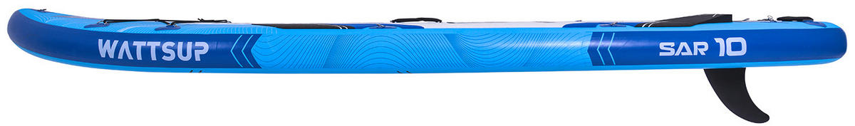 STAND-UP PADDLE BOARD WATTSUP SAR 10  - Blau/Schwarz, Basics, Kunststoff (305/15/81cm)