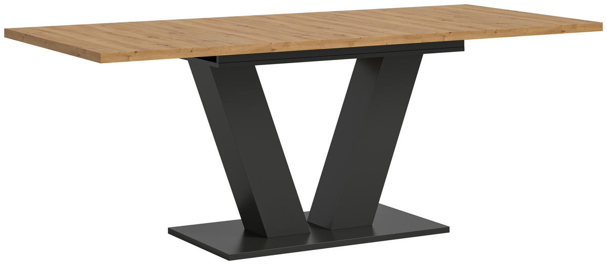 RAZTEGLJIVA MIZA,  - Trend, leseni material (150-190/90/75cm)
