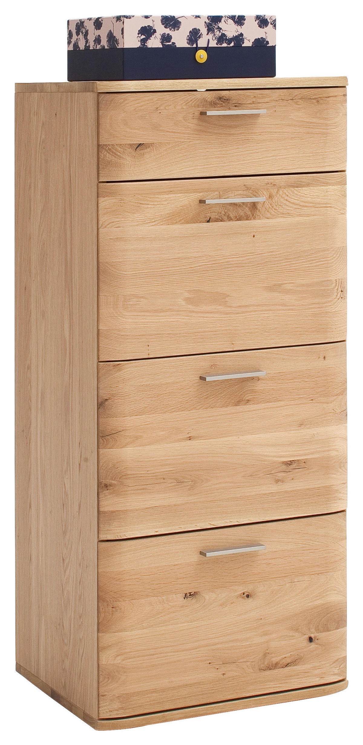 KOMMODE  in 50/118/44 cm  - Eichefarben/Nickelfarben, Natur, Holz/Holzwerkstoff (50/118/44cm)