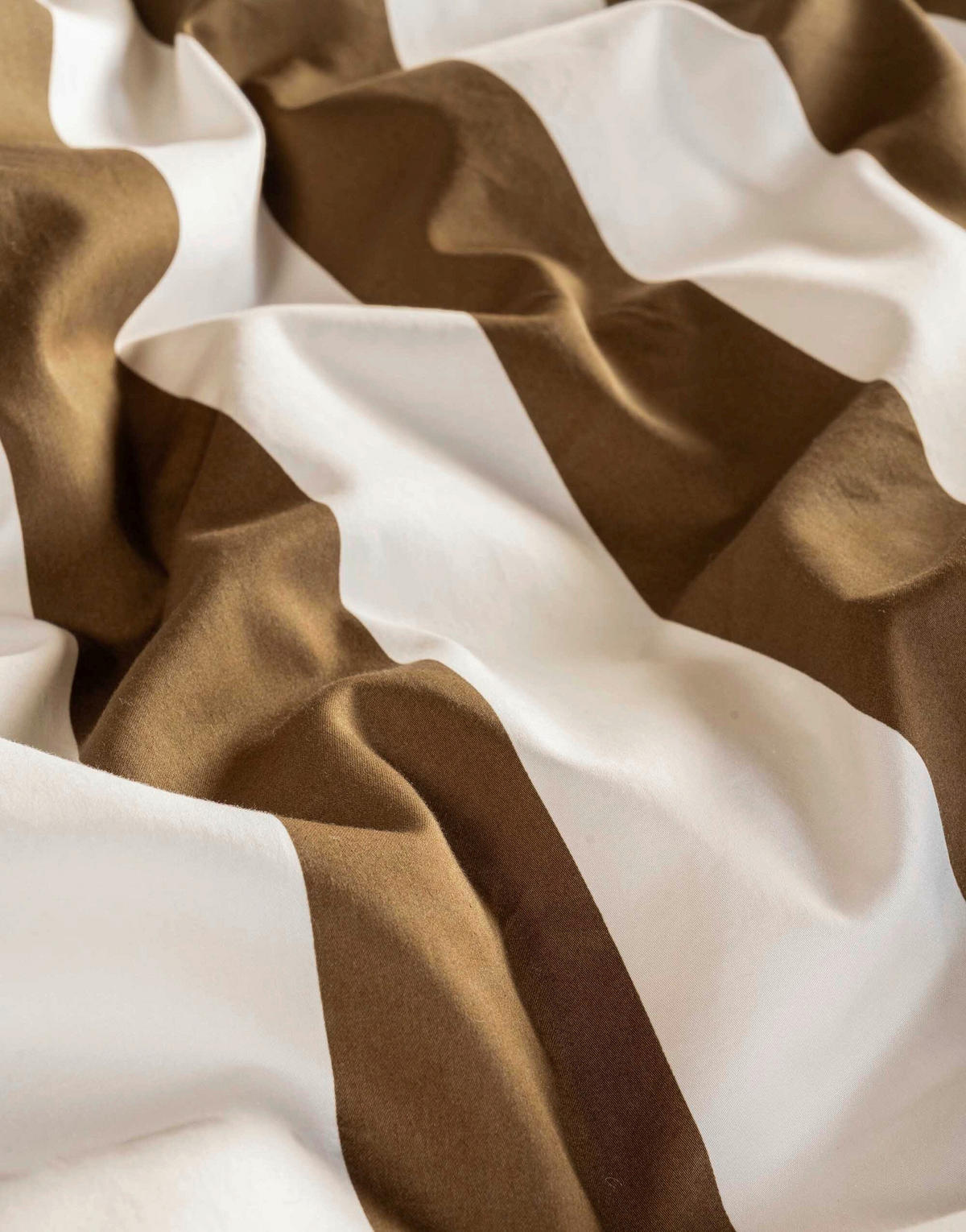 BETTWÄSCHE Minte Satin 200/200 cm  - Hellbraun/Creme, KONVENTIONELL, Textil (200/200cm) - Essenza