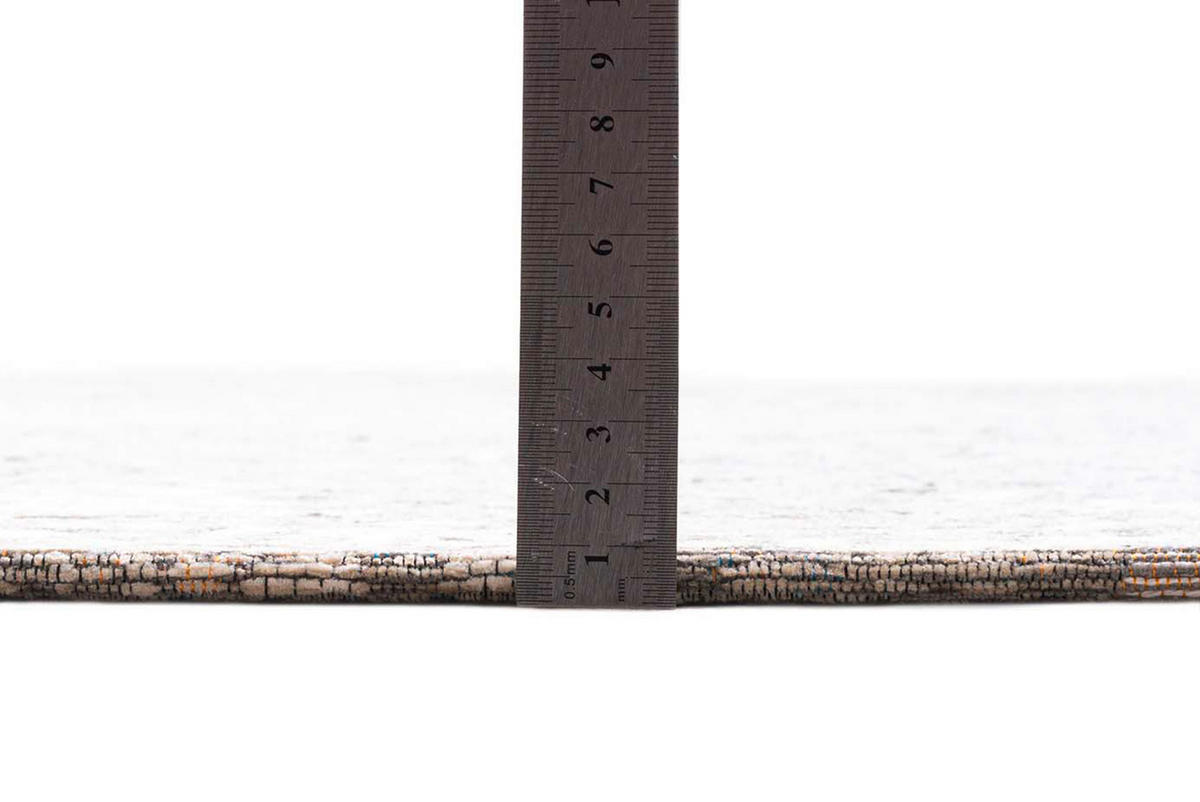 VINTAGE-TEPPICH 68/130 cm Fine Line  - Silberfarben, Design, Kunststoff/Textil (68/130cm) - Tom Tailor