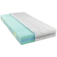 KALTSCHAUMMATRATZE 90/200 cm Höhe ca. 21 cm  - Weiß, KONVENTIONELL, Textil (90/200cm) - Sleeptex