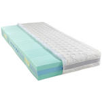 KALTSCHAUMMATRATZE 90/200 cm Höhe ca. 21 cm  - Weiß, KONVENTIONELL, Textil (90/200cm) - Sleeptex
