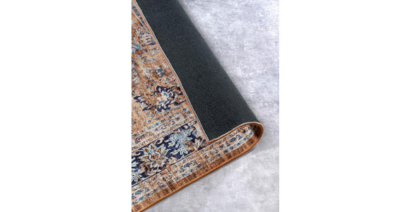 VINTAGE-TEPPICH 120/160/160 cm Asya Dunkelblau, Kupferfarben  - Dunkelblau/Kupferfarben, Design, Kunststoff/Textil (120/160/160cm) - Novel