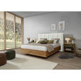 BOXSPRINGBETT 180/200 cm  in Wildeiche, Grauweiß  - Wildeiche/Grauweiß, Natur, Holz/Textil (180/200cm) - Valnatura