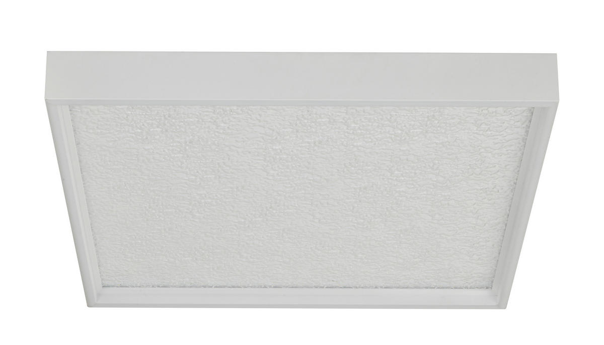 LED-DECKENLEUCHTE Bormes 60/6,5/30 cm  - Weiß, Design, Kunststoff/Metall (60/6,5/30cm)