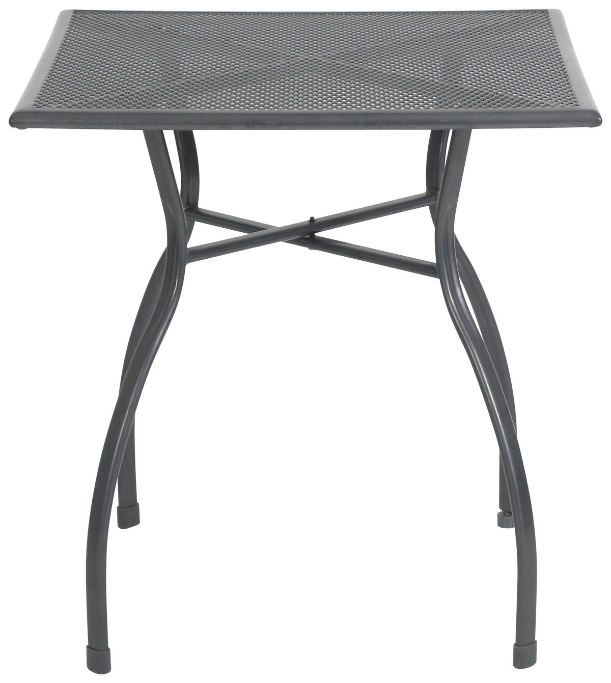 GARTENTISCH Metall Grau quadratisch  - Grau, Basics, Metall (70/70/74cm) - Gardenson