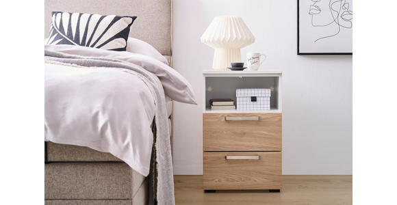 REGAL Weiß  - Schwarz/Weiß, KONVENTIONELL, Holzwerkstoff/Kunststoff (46/67/40cm) - Hom`in