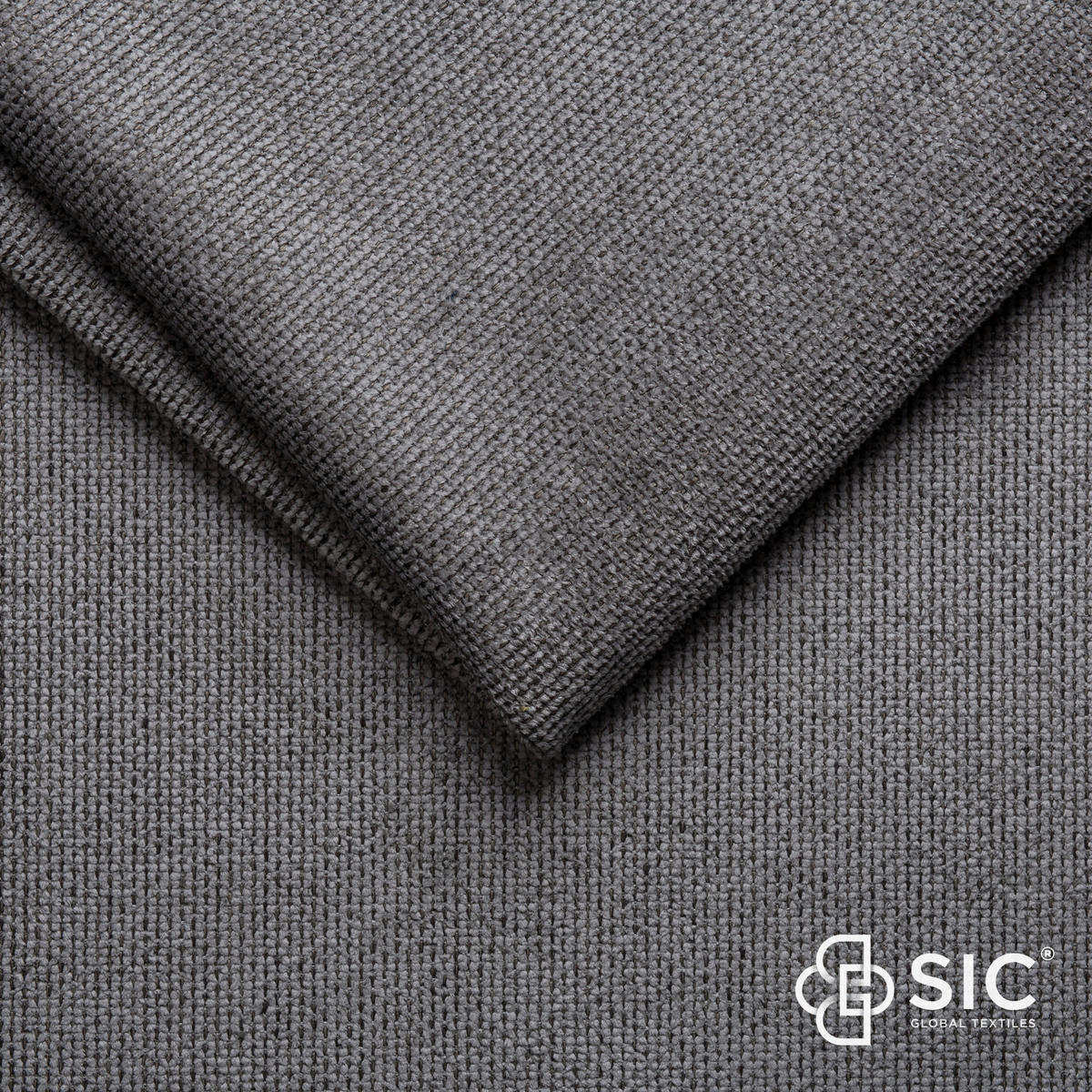 HOCKER Webstoff Grau  - Schwarz/Grau, Design, Holz/Textil (100/41/78cm) - Stylife