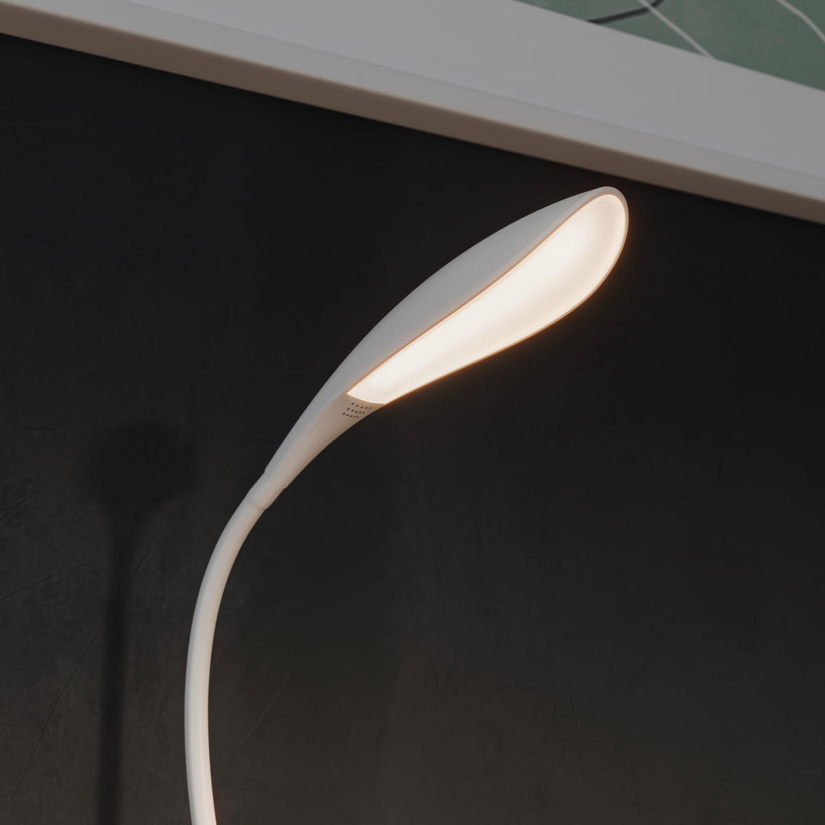 Lampă De Birou 22/17/37,5 cm    - alb, Basics, plastic (22/17/37,5cm) - Novel