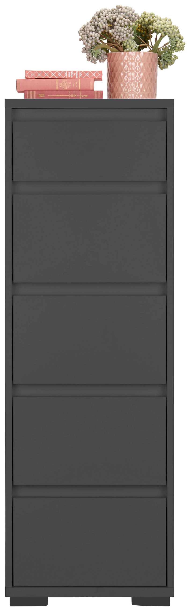 KOMMODE  in 40,1/120/48 cm  - Anthrazit, Design, Holzwerkstoff/Kunststoff (40,1/120/48cm) - Carryhome