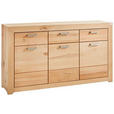 SIDEBOARD 160/88/40 cm  in Buchefarben  - Silberfarben/Buchefarben, Natur, Holz/Metall (160/88/40cm) - Cantus