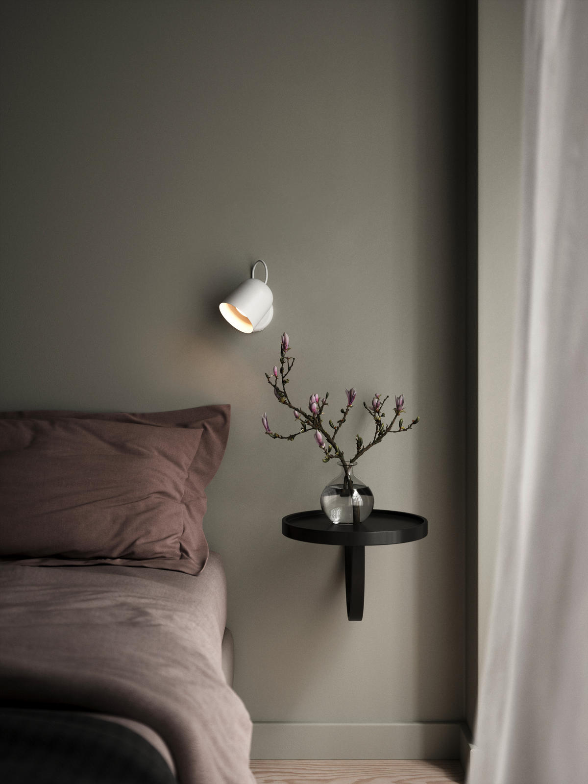 WANDLEUCHTE Angle 10/5,2/7,2 cm   - Weiß, Design, Metall (10/5,2/7,2cm) - Nordlux