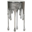 BEISTELLTISCH in Metall 37/37/64 cm  - Silberfarben, MODERN, Metall (37/37/64cm) - Ambia Home