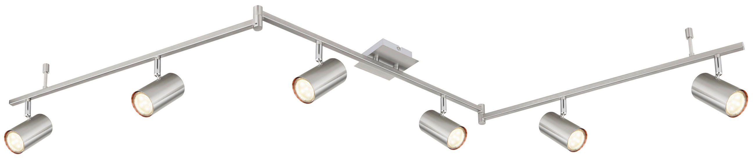 Thumbnail - Globo Strahler Robby, Metall, 10x18.5x180 cm, Lampen & Leuchten, Innenbeleuchtung, Spots & Strahler