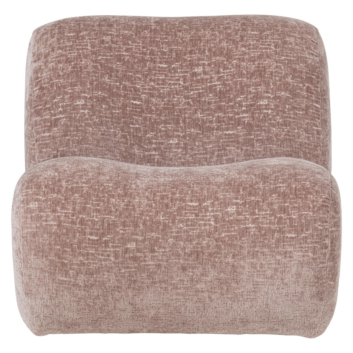 SESSEL in Samt Hellrosa  - Hellrosa, MODERN, Kunststoff/Textil (76/74/92cm) - Livetastic