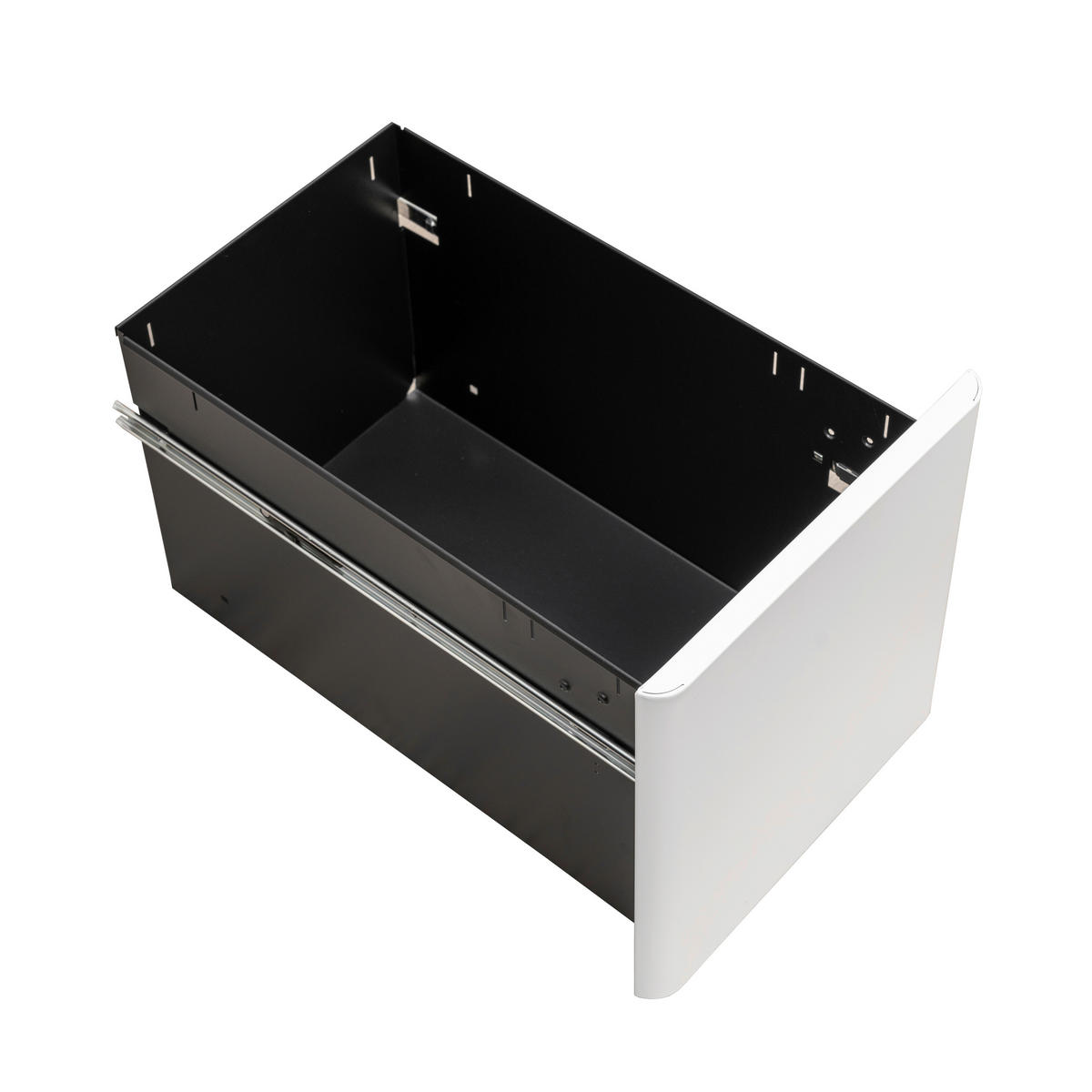 ROLLCONTAINER 30/59,2/50 cm  - Weiß, KONVENTIONELL, Kunststoff/Metall (30/59,2/50cm) - Novel