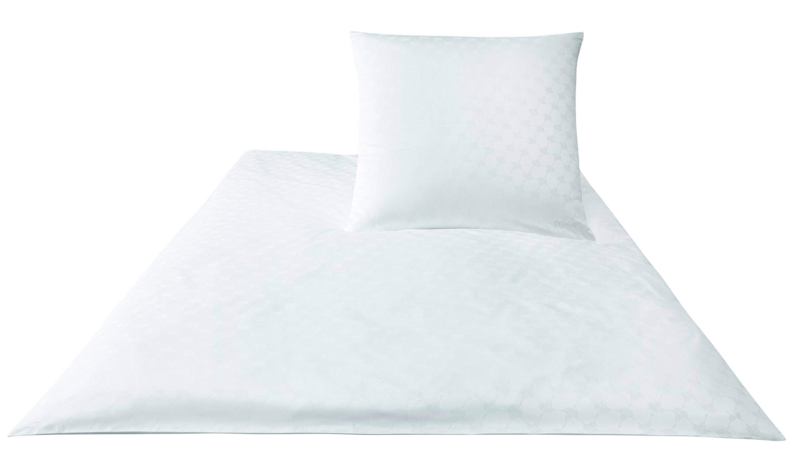 DUVETBEZUG Jacquard 200/210 cm  - Weiss, Design, Textil (200/210cm) - Joop!