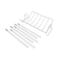 DODATKI ZA ŽAR - srebrne barve, Basics, kovina (39.25/10.1/28.7cm) - Broil King