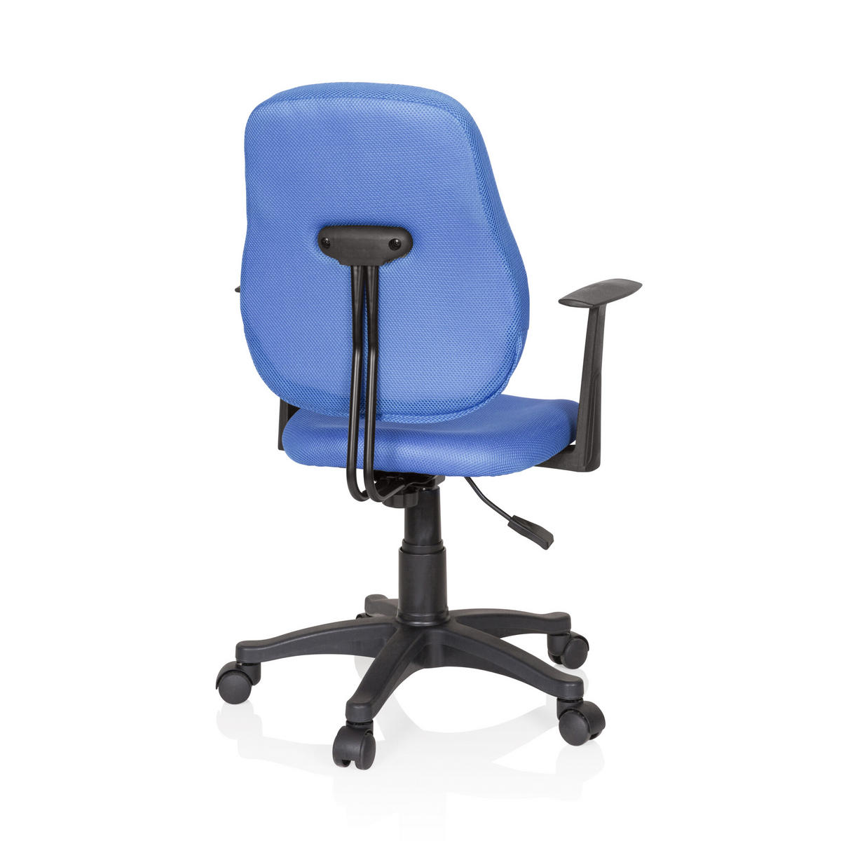 OTOČNÁ ŽIDLE PRO MLÁDEŽ, modrá, černá - modrá/černá, Basics, plast (56/89-99/50cm) - MID.YOU
