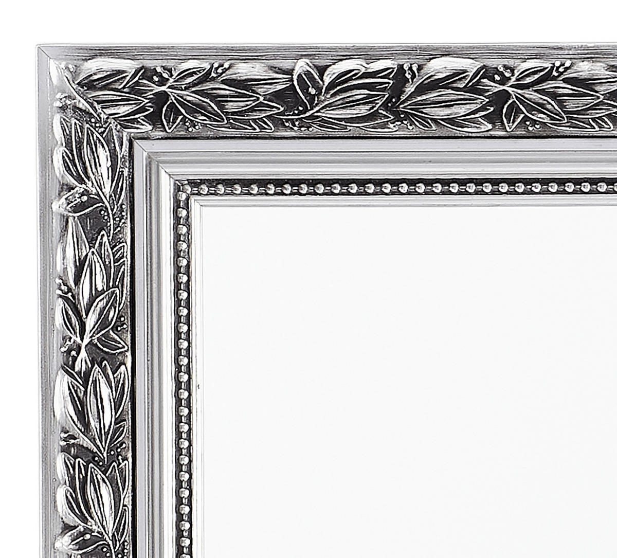 Oglindă De Perete 55/70/3,3 cm    - argintiu, Lifestyle, sticlă/lemn (55/70/3,3cm) - Carryhome