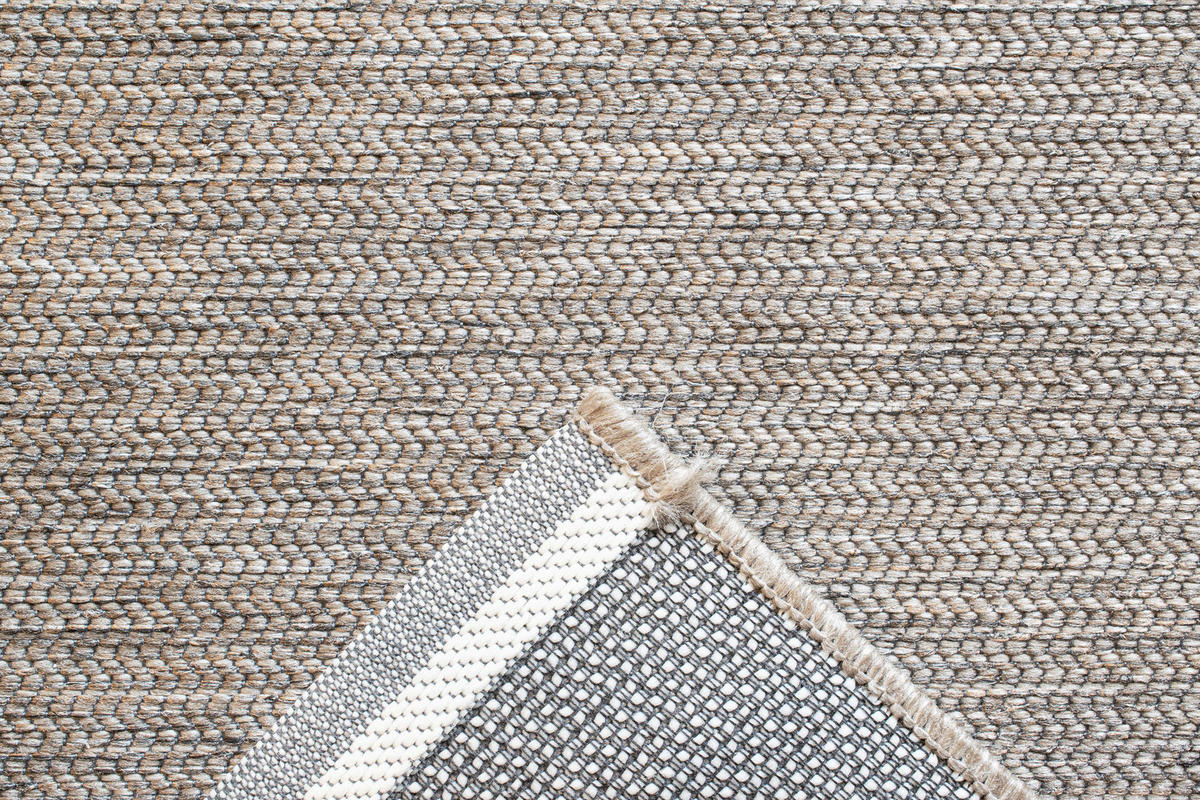 WEBTEPPICH 80/150 cm Amalfi Grau, Taupe, Hellgrau  - Taupe/Hellgrau, KONVENTIONELL, Textil (80/150cm)