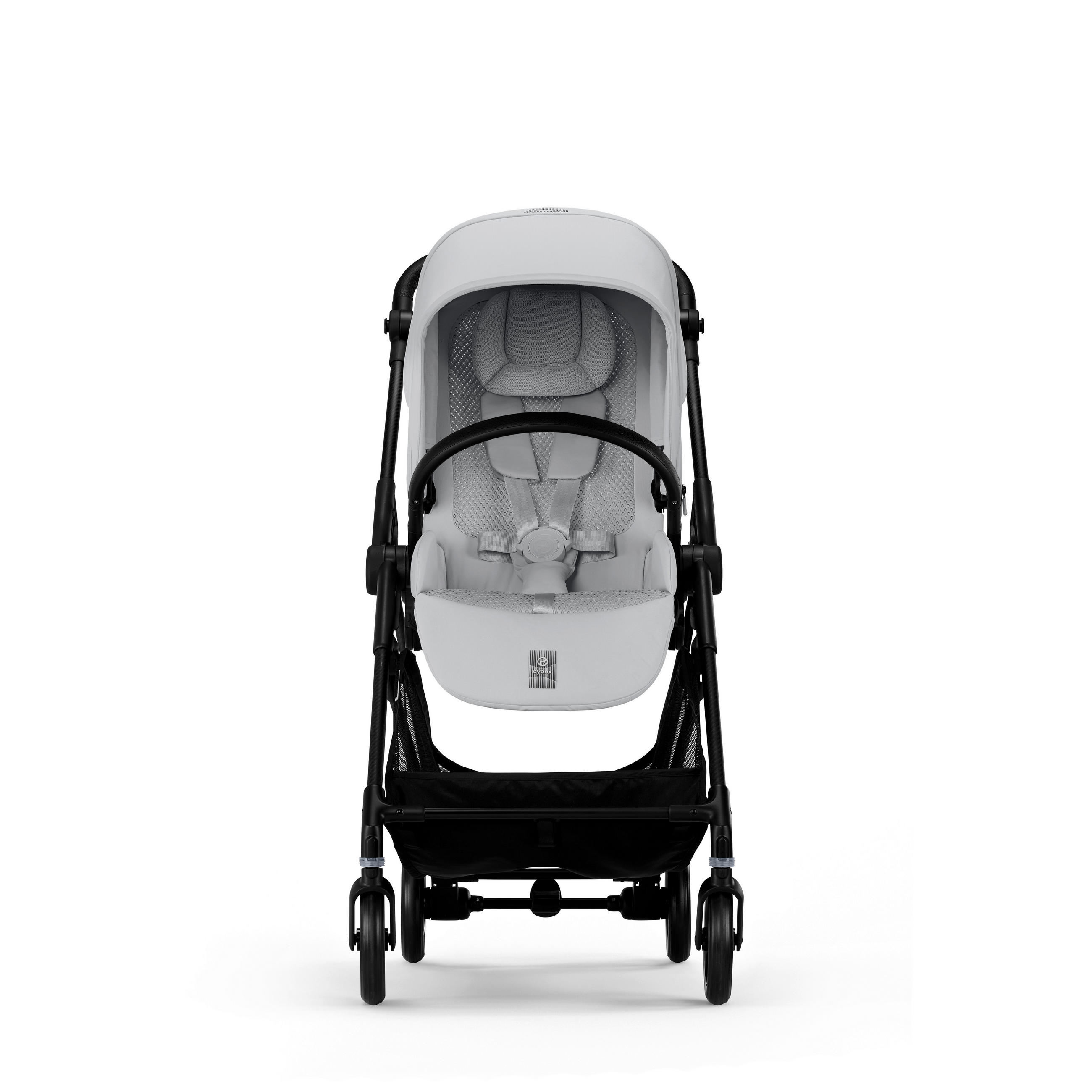 Thumbnail - cybex Gold Kinderwagen Melio Carbon, Hellgrau, Textil, 49x96.5-107x82-91 cm, CE, Feststellbremse, Federung, 5-Punkte-Gur...