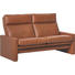 ZWEISITZER-SOFA Echtleder Braun - Braun, KONVENTIONELL, Leder (160/97/95cm) - ERPO
