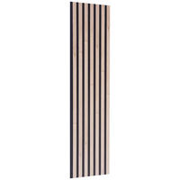 AKUSTIKPANEEL Echtholz, Nachbildung 30,5/132,5/2,1 cm 4 Stück  - Schwarz/Grau, Trend, Holz/Holzwerkstoff (30,5/132,5/2,1cm) - Boxxx